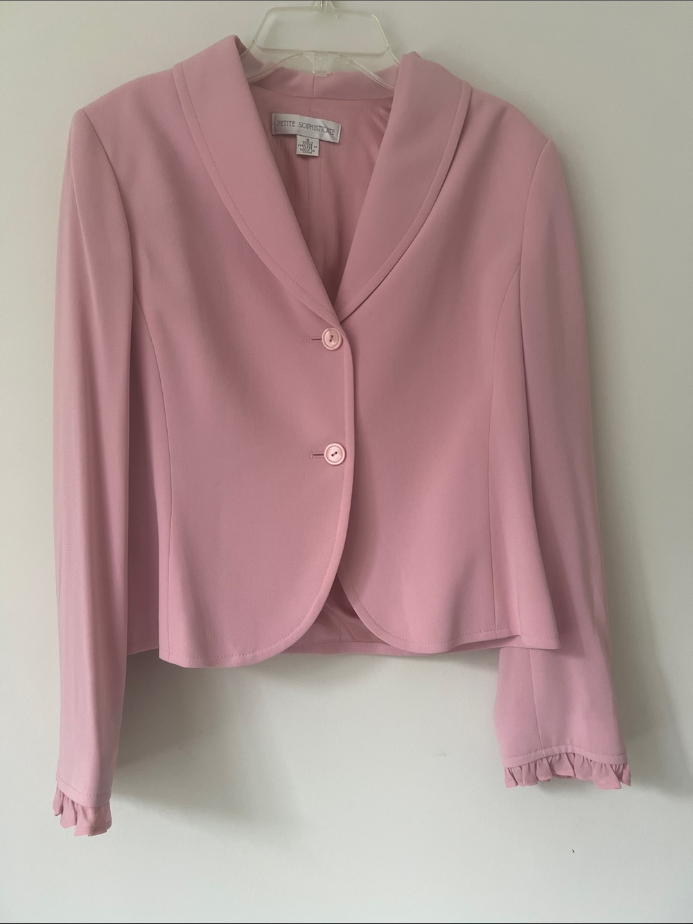 Petite Sophisticate Blush Pink Shawl